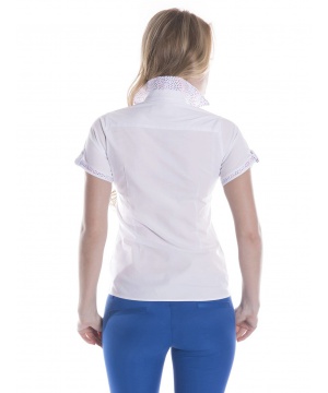 Стилна риза в бял цвят от Giorgio Di Mare