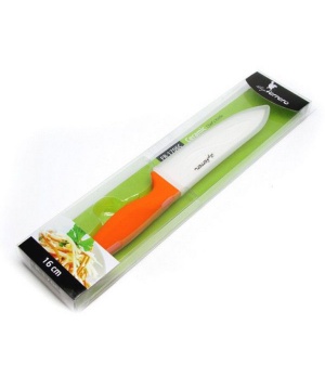 Керамичен кухненски нож в оранжев цвят от Luigi Ferrero