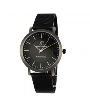 Мъжки кварцов часовник Pascal Szerman в черен цвят