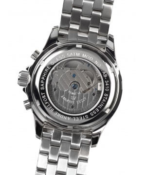 Автоматичен часовник Andre Belfort в сребрист цвят и черно