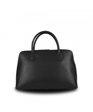 Елегантна кожена чанта в черен цвят от Jonn Fish