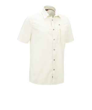 Мъжка риза с къси ръкави в бял цвят от Maier Sport