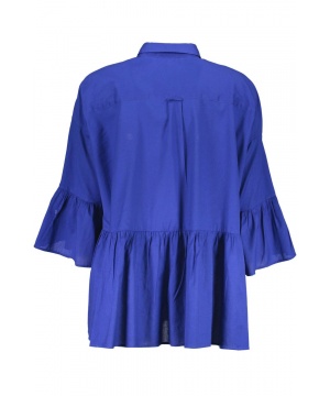 Дамска риза от Gant в синьо в син цвят