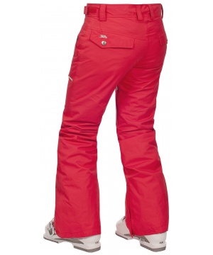 Дамски панталон за ски TP75 в огнено червено от Trespass