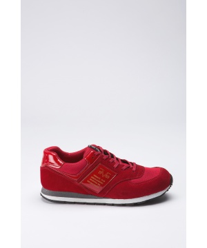 Спортни обувки с връзки в червен цвят от Versace 19.69