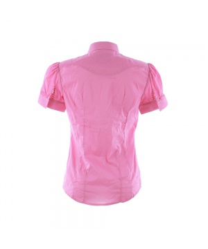Розова риза с панделки на точки от Fracomina