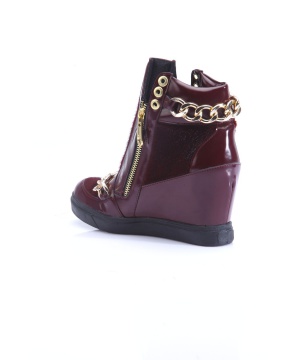 Обувки с платформа от 19V69 ITALIA в цвят бордо
