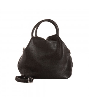 Дамска кожена чанта в черен цвят от Eli's Milano