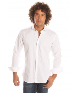 Елегантна бяла риза от Gazoil