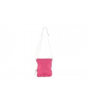 Чанта от Elena Andrea в розов и бял цвят
