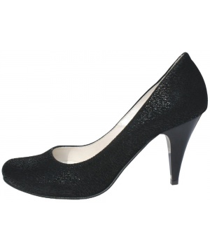 Елегантни черни обувки на тънък ток от Bosccolo