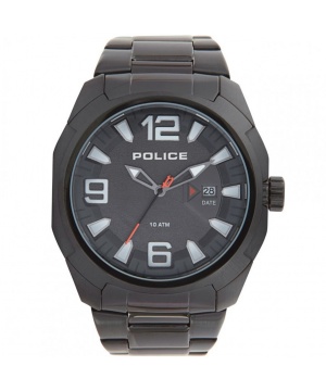 Стилен мъжки часовник Police в черен и тъмносив цвят