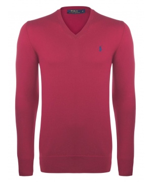 Мъжки пуловер от Ralph Lauren в червен цвят