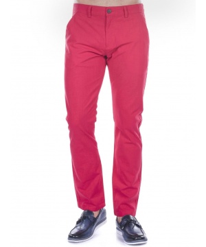 Ленен панталон в червен цвят от Giorgio Di Mare
