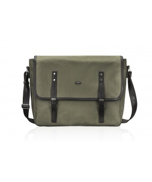 Класическа чанта в зелен нюанс от Solier