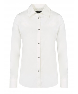 Дамска риза в бял цвят от Love Moschino