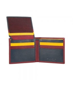 Кожен портфейл в цвят бордо от DuDu Bags