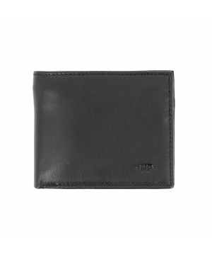 Мъжки кожен портфейл от Nuvola Pelle в черен цвят