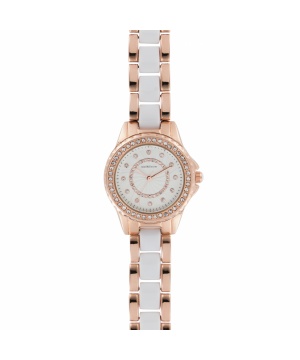 Дамски часовник Jean Bellecour в розово златисто и бяло