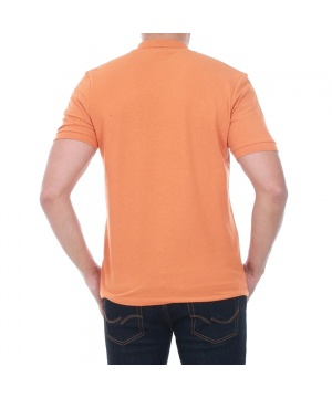 Поло тениска от Jack & Jones в оранжев цвят
