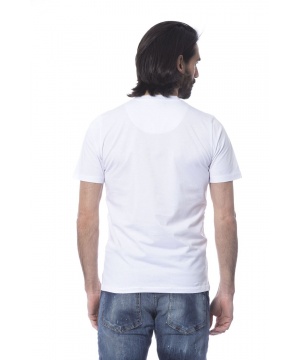 Мъжка тениска с принт от Frankie Morello в бяло