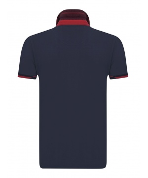 Поло тениска от Sir Raymond Tailor в сиво и тъмно синьо