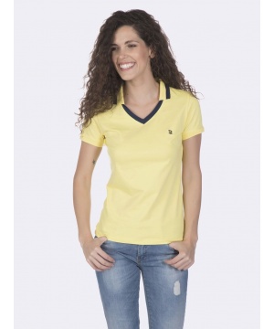Поло тениска в жълт нюанс от Giorgio Di Mare