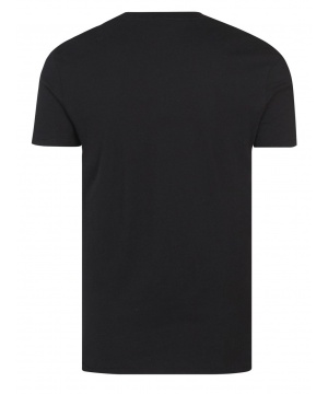 Черна памучна тениска с апликация от Just Cavalli
