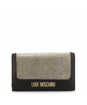 Елегантна чанта за рамо в черен цвят от Love Moschino