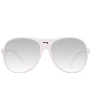Слънчеви унисекс очила Diesel в бял цвят и сиво