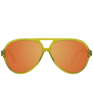 Огледални слънчеви очила Diesel в зелено и оранжево