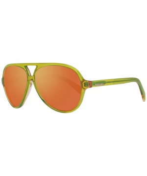 Огледални слънчеви очила Diesel в зелено и оранжево