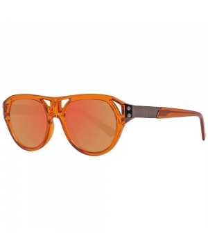 Слънчеви унисекс очила Diesel в оранжево с огледален ефект