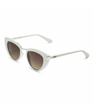 Дамски слънчеви очила Guess в бял цвят и кафяво