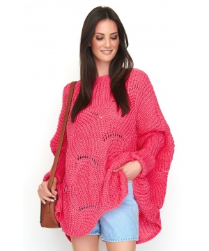 Пуловер от Numinou в цвят диня