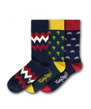 Сет от 3 чифта мъжки чорапи от Funky Steps