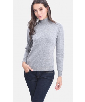 Дамски пуловер в сив нюанс от C&Jo