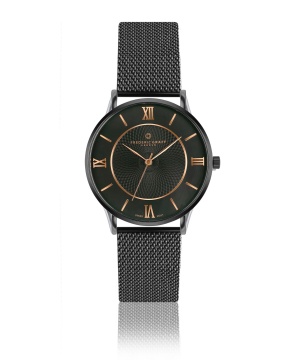 Унисекс часовник Frederic Graff в черен цвят