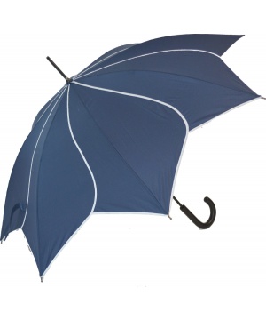Елегантен унисекс чадър от Soake в тъмносин нюанс