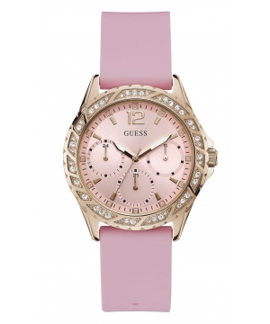 Дамски часовник Guess в розово златисто с розова каишка