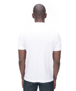 Поло тениска в бял цвят от Galvanni