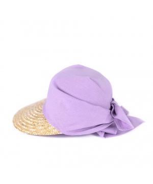 Лятна дамска шапка в лилав нюанс от Art of polo