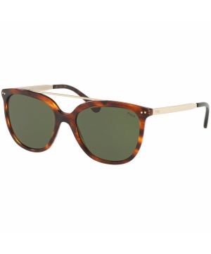 Дамски слънчеви очила Polo Ralph Lauren в цвят хавана