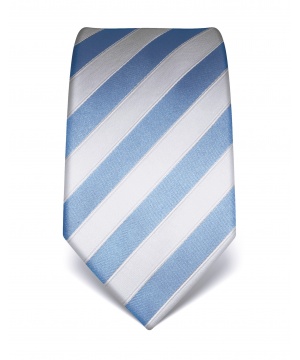 Вратовръзка в светлосин и бял цвят