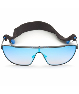 Дамски слънчеви очила GUESS GU7677 0 02X в черно и синьо