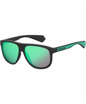 Мъжки слънчеви очила в матовочерно и зелено PLD 2080/S 7ZJ