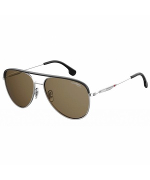 Унисекс слънчеви очила в черно и сребристо 209/S 84J 58