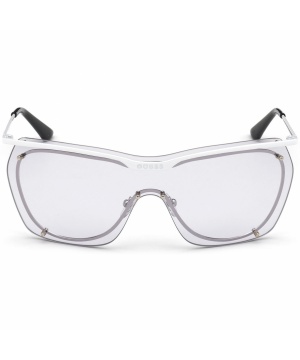 Дамски слънчеви очила в бял и сребрист нюанс GU7720 21C 0