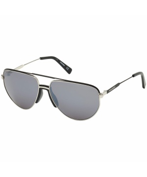 Мъжки слънчеви очила в черен и сребрист нюанс DQ0343 16C 60