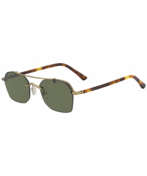 Мъжки слънчеви очила в матов черен цвят и цвят хавана KIT/S CGS 55